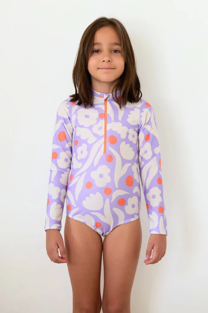 Maillot de bain une pièce anti-UV - Flores