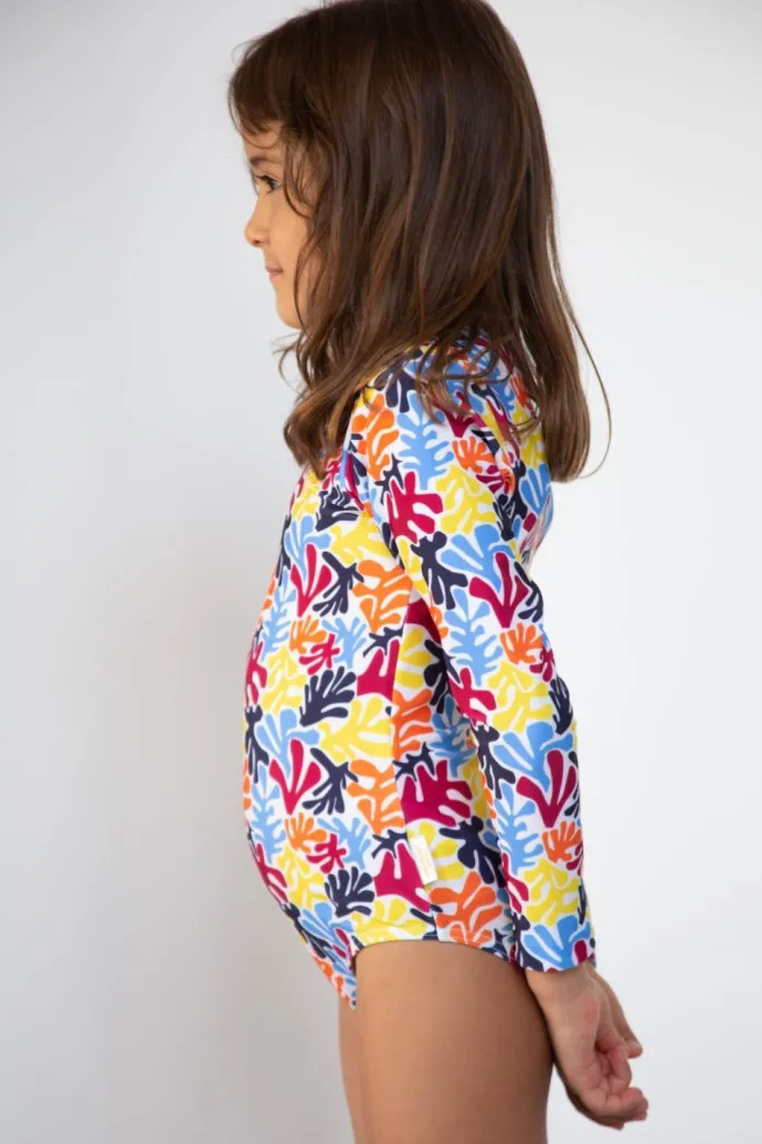 Maillot de bain une pièce anti-UV - Flores
